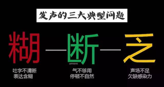 发声的三大典型问题
